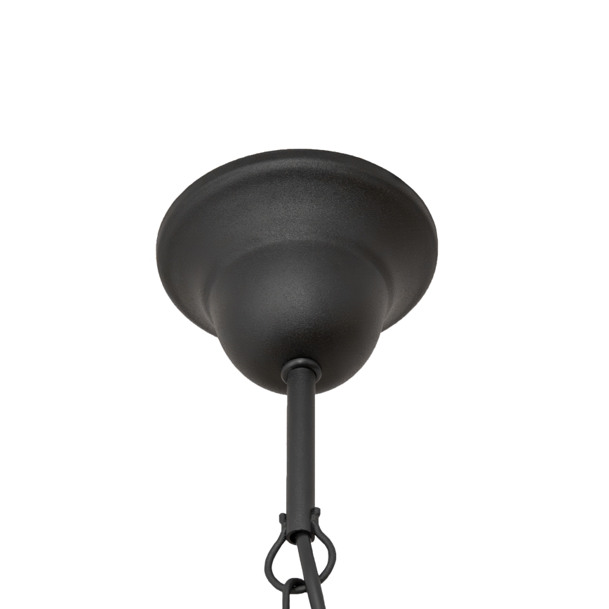 Подвесная люстра на цепи MALBO 8xE14/10W/230V чёрная