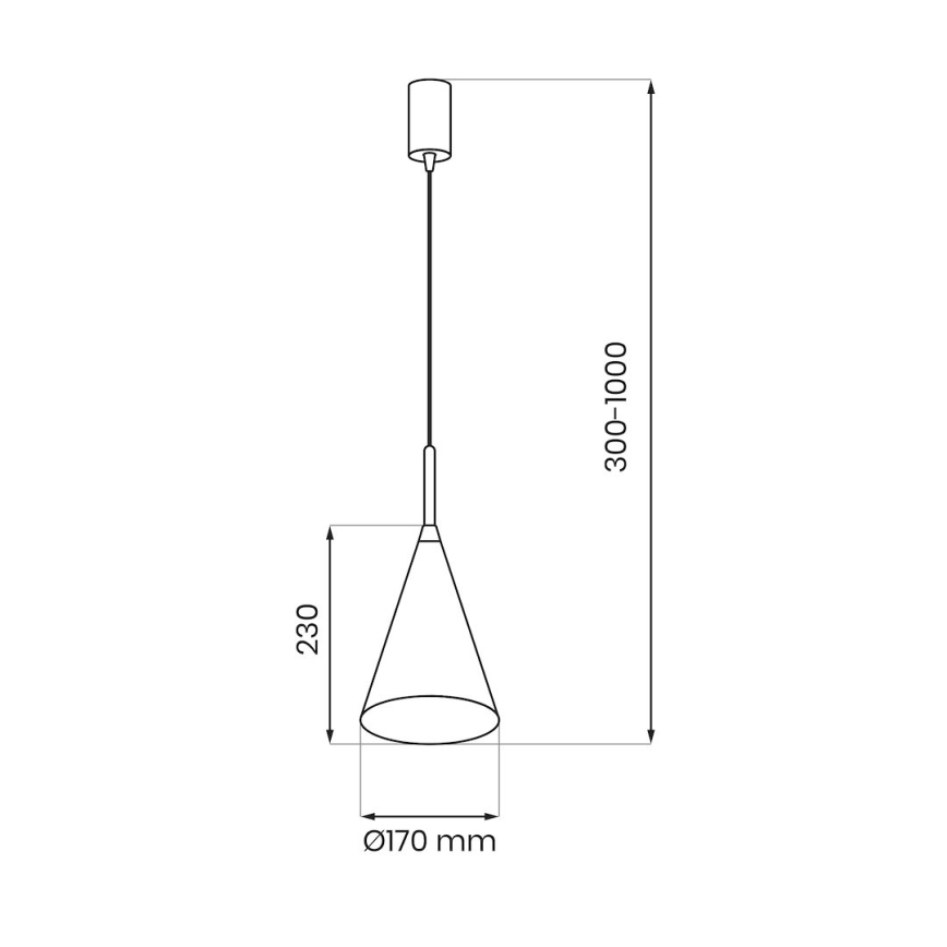 Подвесная люстра на шнуре CAPITAL 1xGX53/15W/230V, диаметр 17 см, бежевая