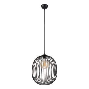 Подвесная люстра на шнуре DESTELLO 1xE27/15W/230V, диаметр 32 см, черная