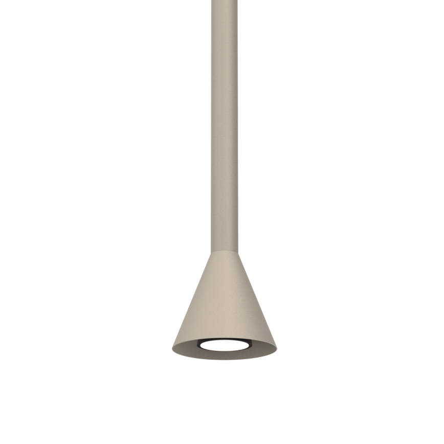 Подвесная люстра на шнуре MAZZO 1xGU10/8W/230V бежевого цвета