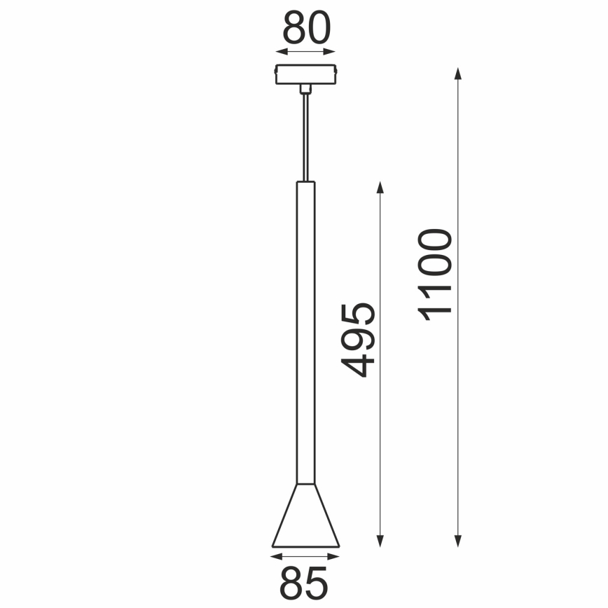 Подвесная люстра на шнуре MAZZO 1xGU10/8W/230V бежевого цвета