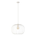 Подвесная люстра на шнуре OVELLA, 1xE27/15W/230V, диаметр 46 см, кремовая