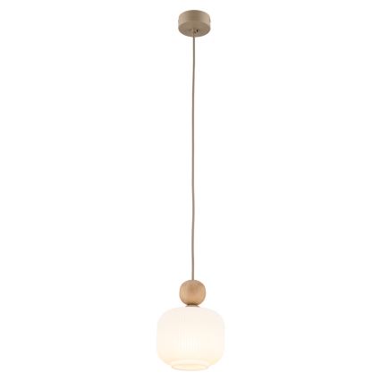 Подвесная люстра на тросе BALLO 1xE14/10W/230V, бежевого цвета