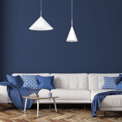 Подвесная люстра на тросе CAPITAL 1xGX53/15W/230V, диаметр 46 см, белый