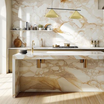 Подвесная люстра на тросе CAPITAL 2xGX53/15W/230V золотая