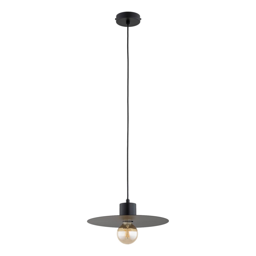 Подвесная люстра на тросе EMELI 1xE27/15W/230V черная