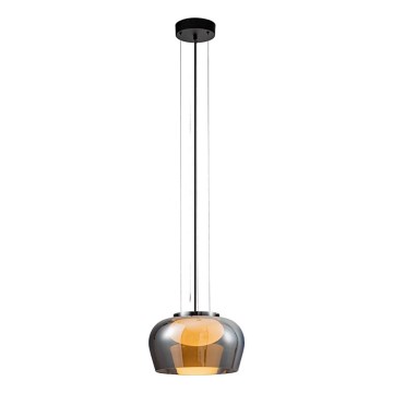 Подвесная люстра на тросе INSIEME 1xGX53/10W/230V Ø 35 см дымчато-чёрная