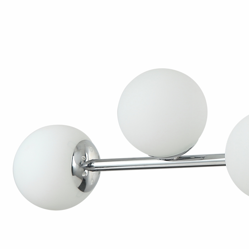 Подвесная люстра на тросе MADDIE 6xE14/5W/230V глянцевый хром