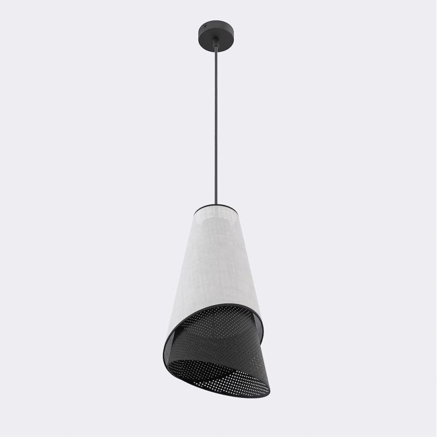 Подвесная люстра на тросе MODA 1xE27/15W/230V серый/чёрный