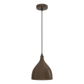 Подвесная люстра на тросе NOAK CLASSIC 1xE27/15W/230V, коричневая