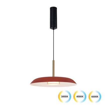 Подвесная люстра на тросе NUDO LED/11W/230V 3000/4000/6000K красная