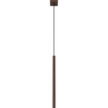 Подвесная люстра на тросе PASTELO 1xG9/8W/230V коричневая