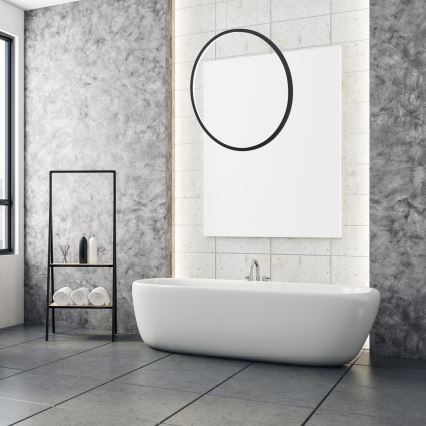 Подвесная люстра на тросе SATURNO LED, 28 Вт/230 В, Ø 50 см, IP44, черная