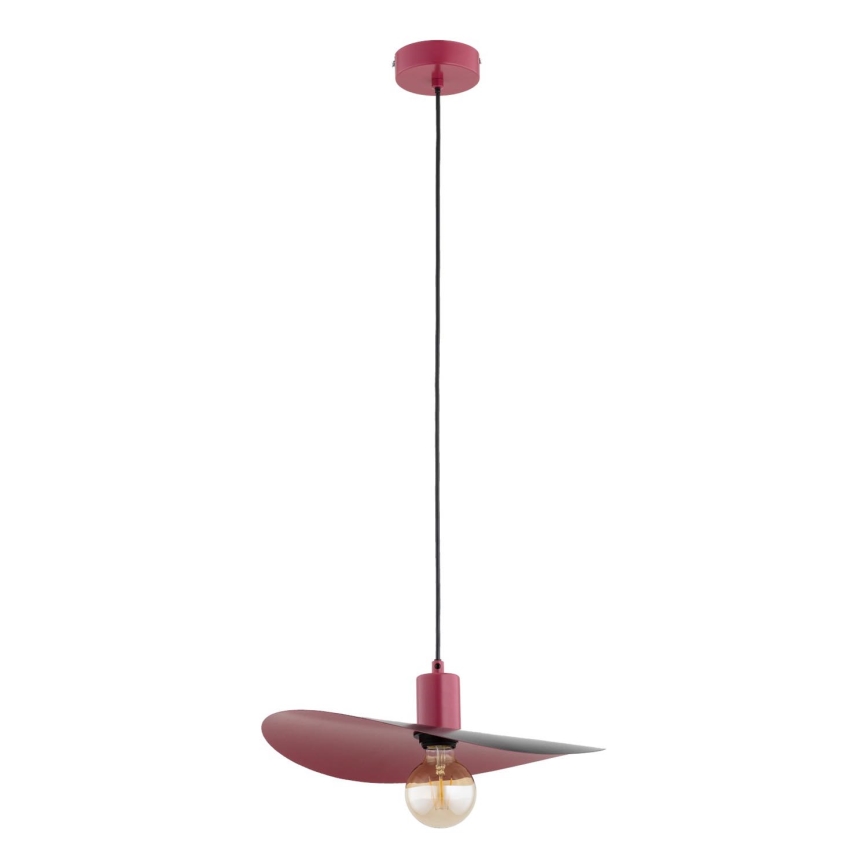 Подвесная люстра на тросе SAVANA 1xE27/15W/230V черная/красная