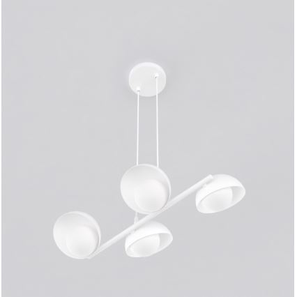 Подвесная люстра на кабеле BOOM 4xG9/8Вт/230В белая