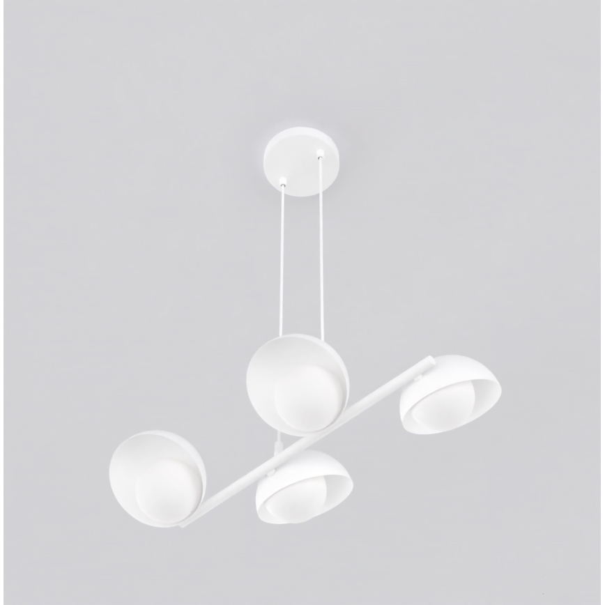 Подвесная люстра на кабеле BOOM 4xG9/8Вт/230В белая