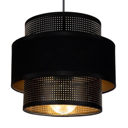 Подвесная люстра NESS 2xE27/60W/230V диаметр 30 cm черная
