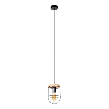 Подвесная люстра NETUNO 1xE27/60W/230V дуб