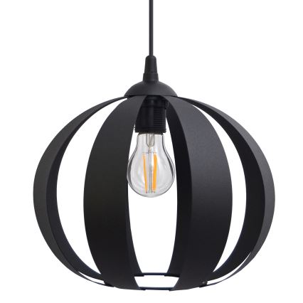 Подвесная люстра NEWTON 1xE27/15W/230V черная