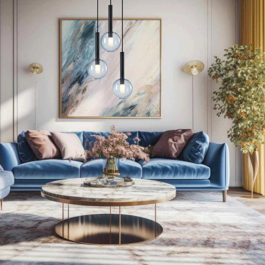 Подвесная люстра NIKO 3xG9/9W/230V черный