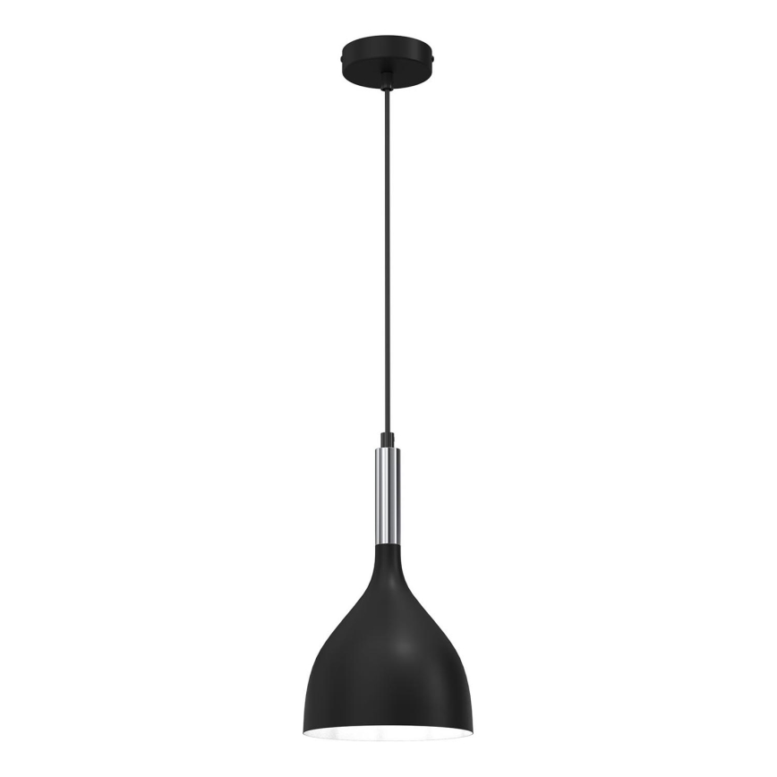 Подвесная люстра NOAK 1xE27/15W/230V черный/блестящий хром
