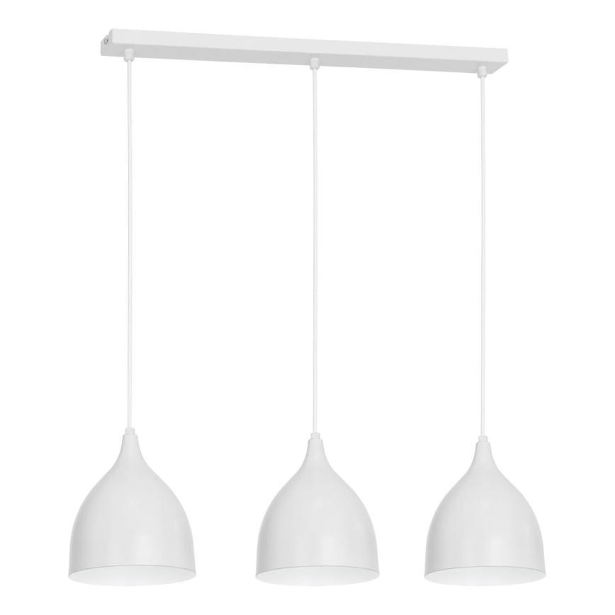 Подвесная люстра NOAK 3xE27/15W/230V серый