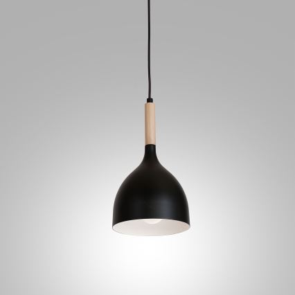 Подвесная люстра NOAK WOOD 1xE27/60W/230V
