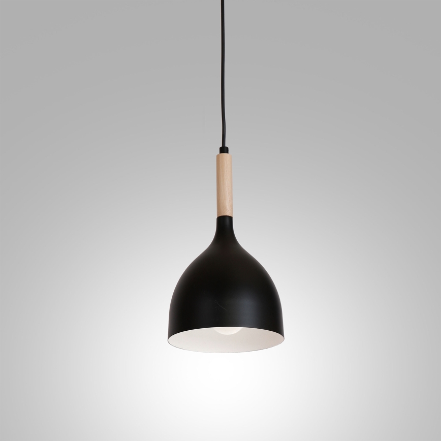 Подвесная люстра NOAK WOOD 1xE27/60W/230V