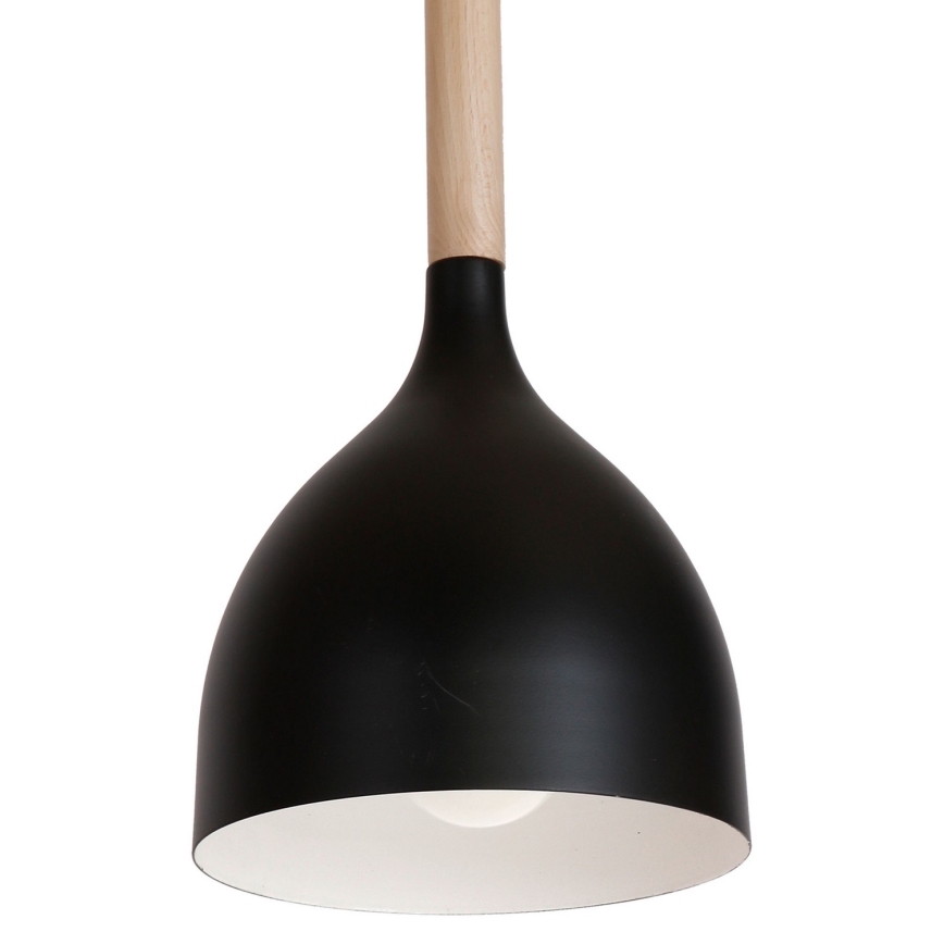 Подвесная люстра NOAK WOOD 1xE27/60W/230V