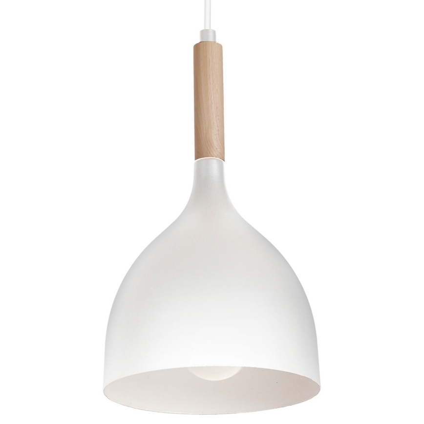 Подвесная люстра NOAK WOOD 1xE27/60W/230V