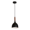 Подвесная люстра NOAK WOOD 1xE27/60W/230V
