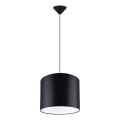 Подвесная люстра NOVA 1xE27/15W/230V диаметр 30 см черный