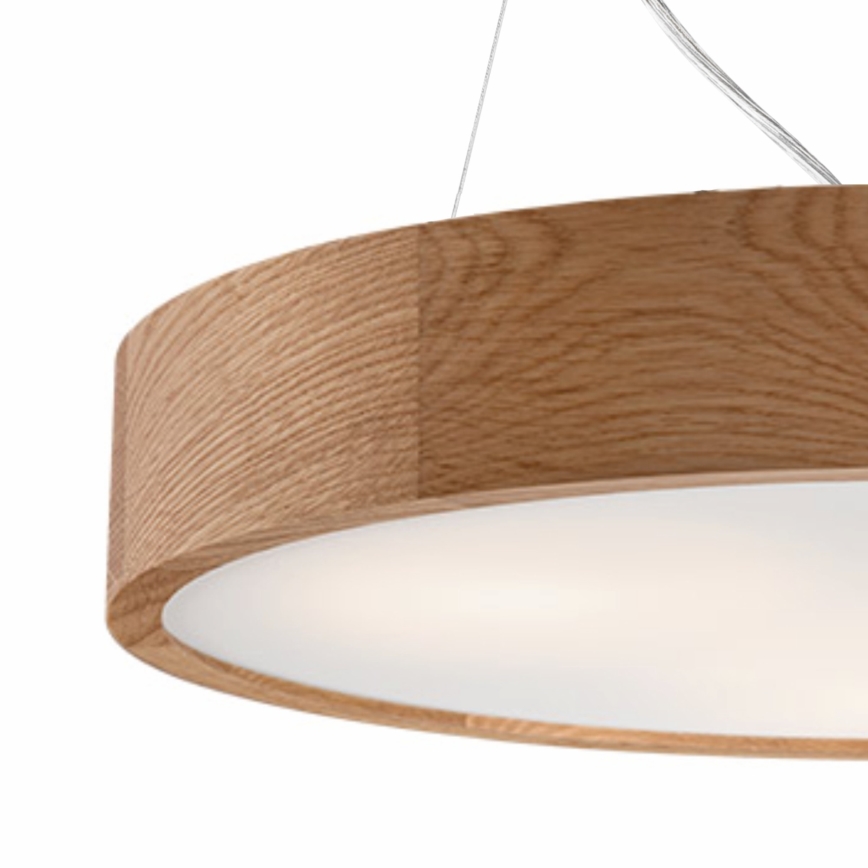Подвесная люстра OAK 2xE27/60W/230V дуб диаметр 37 см
