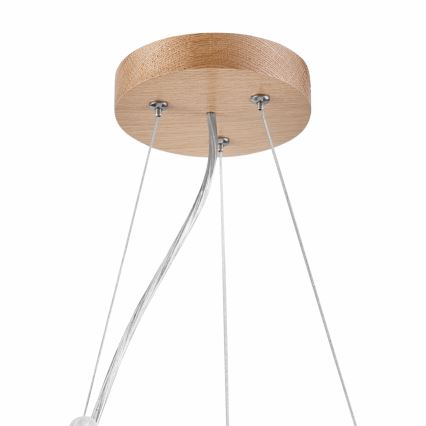 Подвесная люстра OAK 2xE27/60W/230V дуб диаметр 37 см
