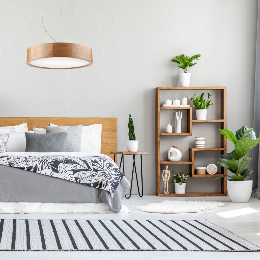 Подвесная люстра OAK 2xE27/60W/230V дуб диаметр 37 см