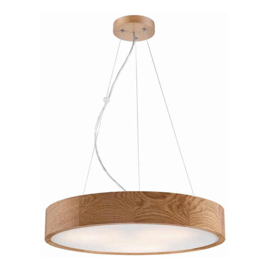 Подвесная люстра OAK 3xE27/60W/230V дуб диаметр 47,5 см - сертифицировано FSC
