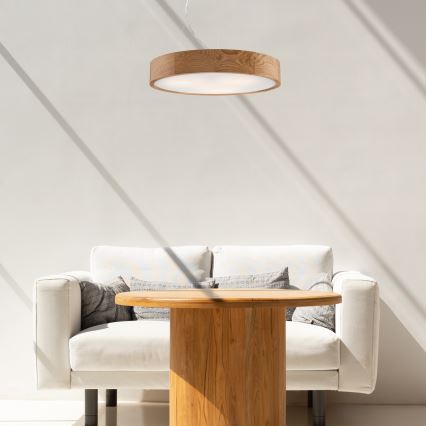 Подвесная люстра OAK 3xE27/60W/230V дуб диаметр 47,5 см - сертифицировано FSC
