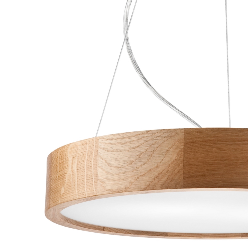 Подвесная люстра OAK 3xE27/60W/230V дуб диаметр 47,5 см - сертифицировано FSC
