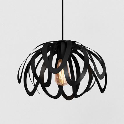 Подвесная люстра ORCHID 1xE27/60W/230V черная