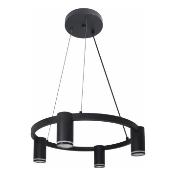 Подвесная люстра PARIS 4xGU10/12W/230V черный