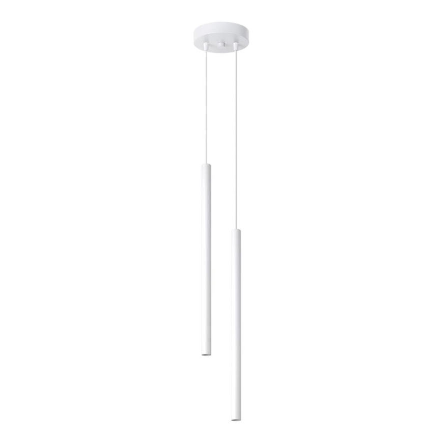 Подвесная люстра PASTELO 2xG9/8W/230V белый