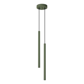 Подвесная люстра PASTELO 2xG9/8W/230V зеленый