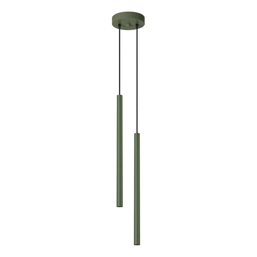 Подвесная люстра PASTELO 2xG9/8W/230V зеленый