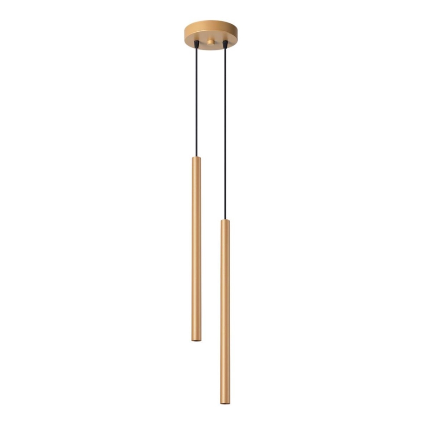 Подвесная люстра PASTELO 2xG9/8W/230V золотистый