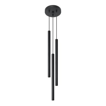 Подвесная люстра PASTELO 3P 3xG9/12W/230V черная