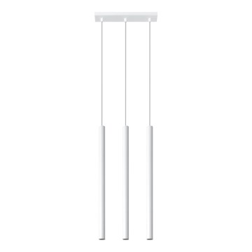 Подвесная люстра PASTELO 3xG9/8W/230V белый