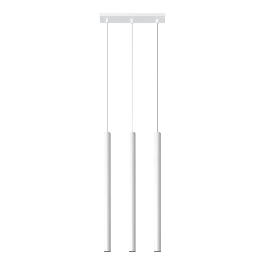 Подвесная люстра PASTELO 3xG9/8W/230V белый