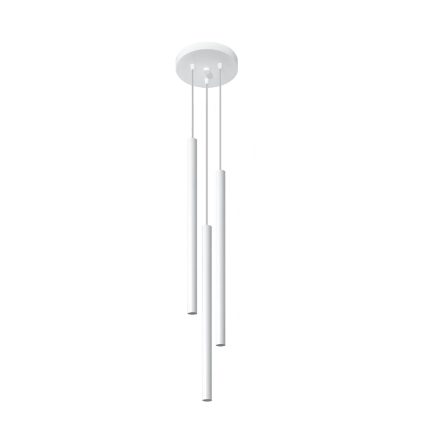 Подвесная люстра PASTELO 3xG9/8W/230V белый
