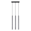 Подвесная люстра PASTELO 3xG9/8W/230V бетон