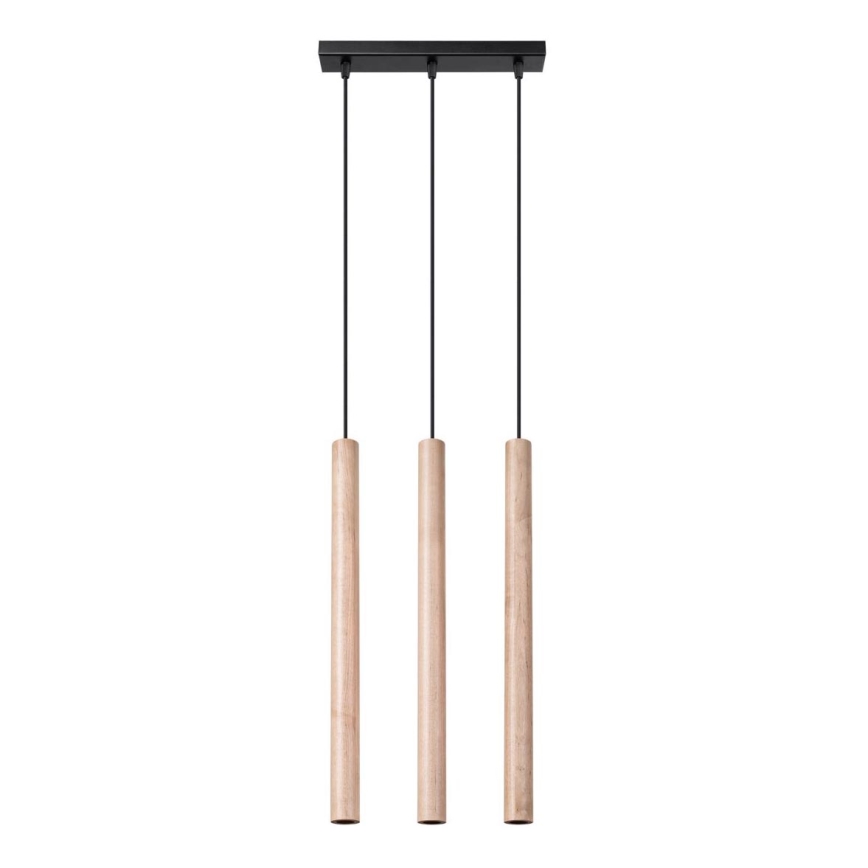 Подвесная люстра PASTELO 3xG9/8W/230V бук